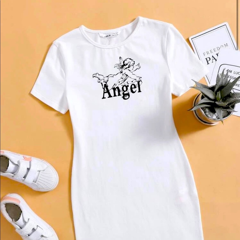 White angel dress